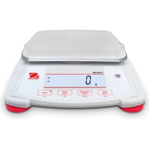 Ohaus Ohaus® Scout® SPX8200 Electronic Portable Balance with LCD Display, 8200g x 1g 30253028
